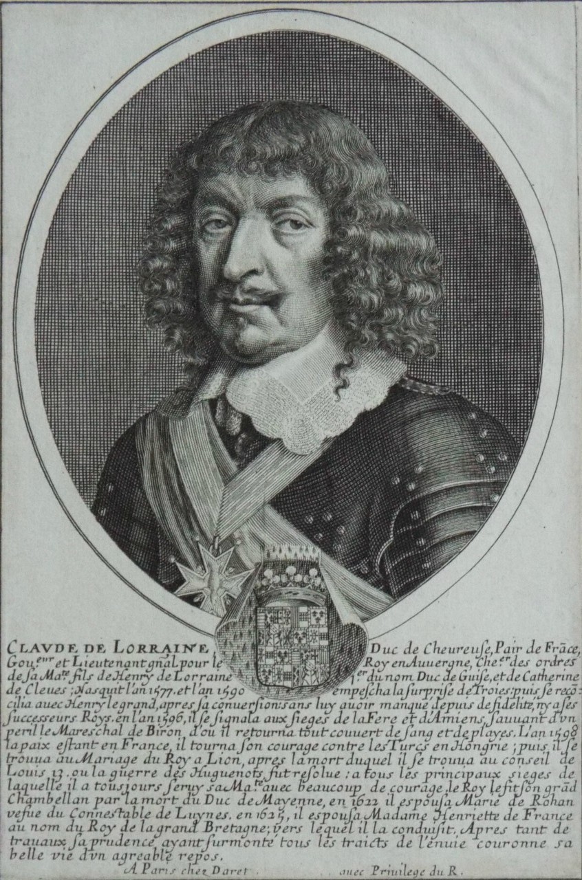 Print - Claude de Lorraine, Duc de Chereuse